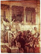 Maurycy Gottlieb Christ Preaching at Capernaum oil painting reproduction